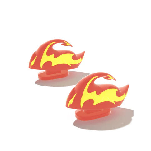 SharkSlides - selvlysende "Fireball" Finner - SharkSlides.dk