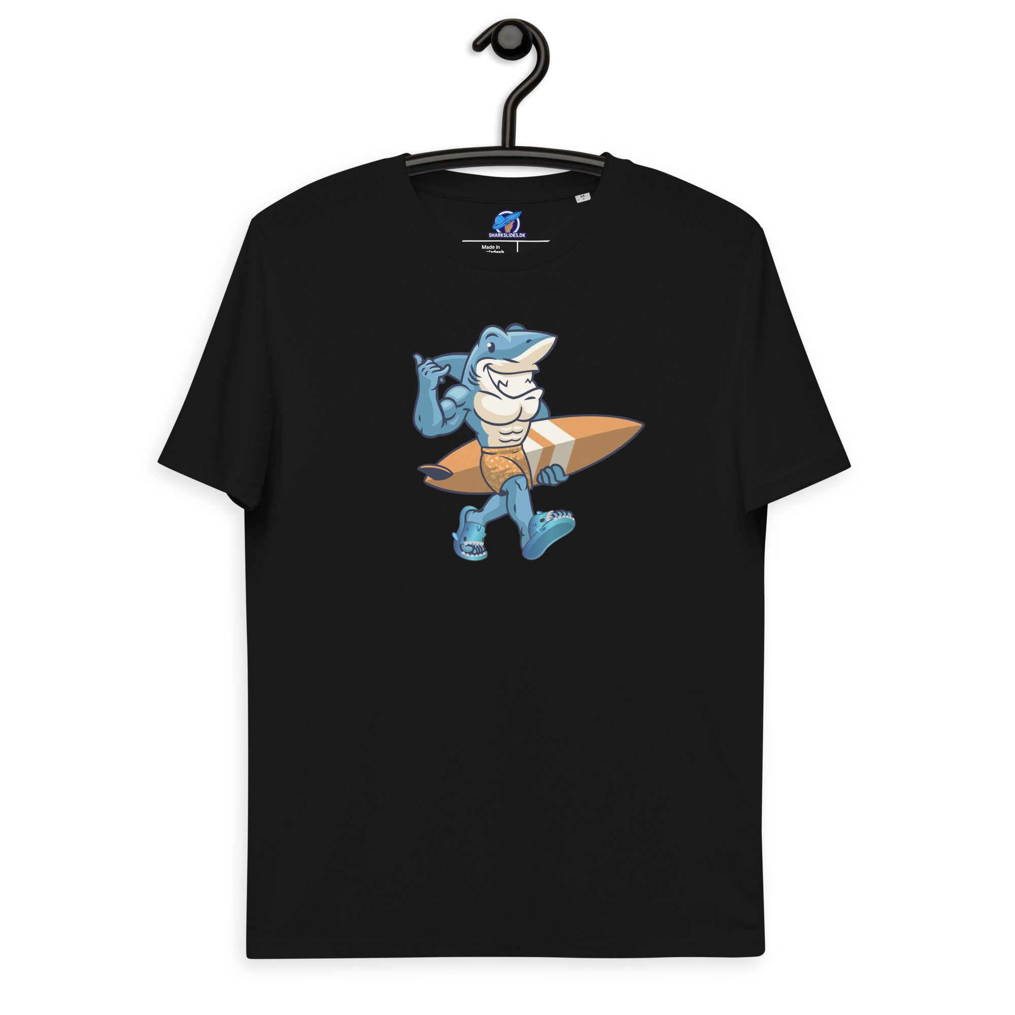 Surfin' Shark - T-shirt - SharkSlides.dk