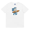 Surfin' Shark - T-shirt - SharkSlides.dk